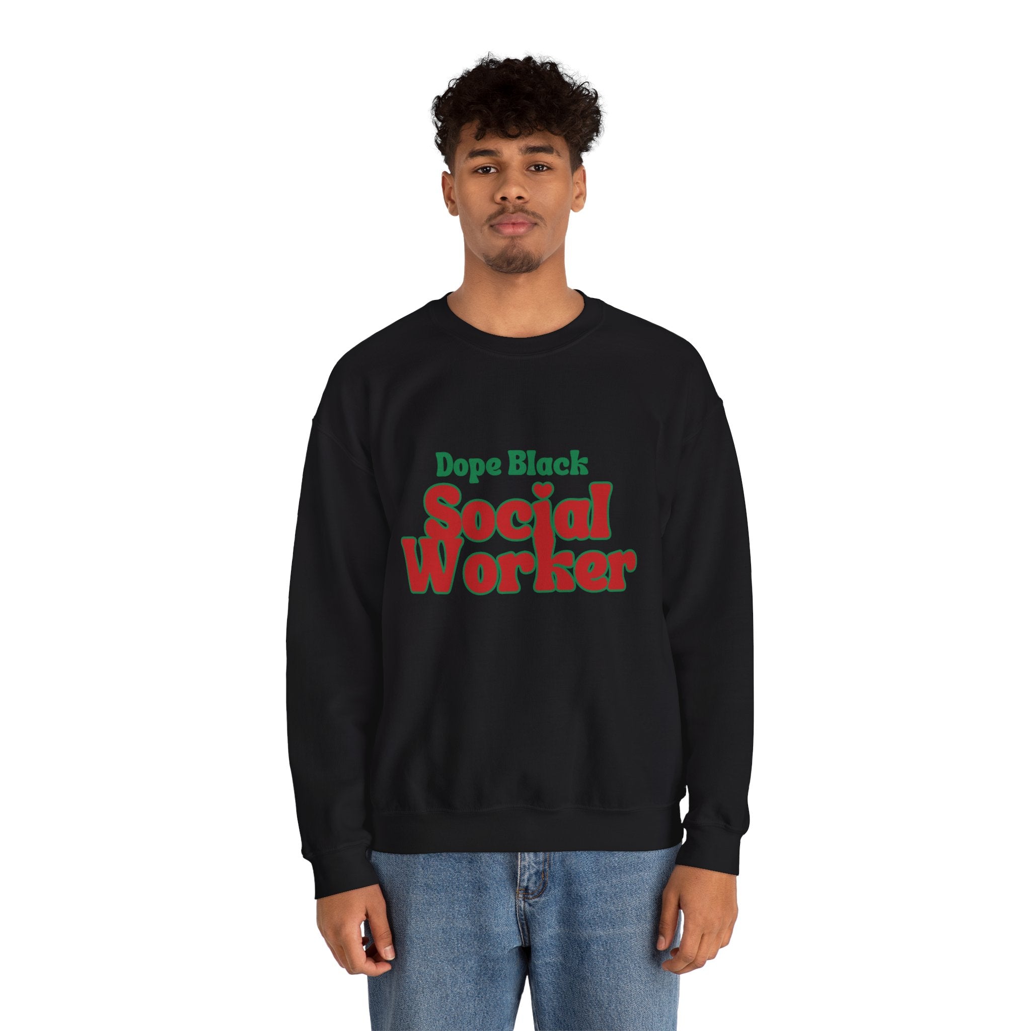 Dope Social Worker Crewneck