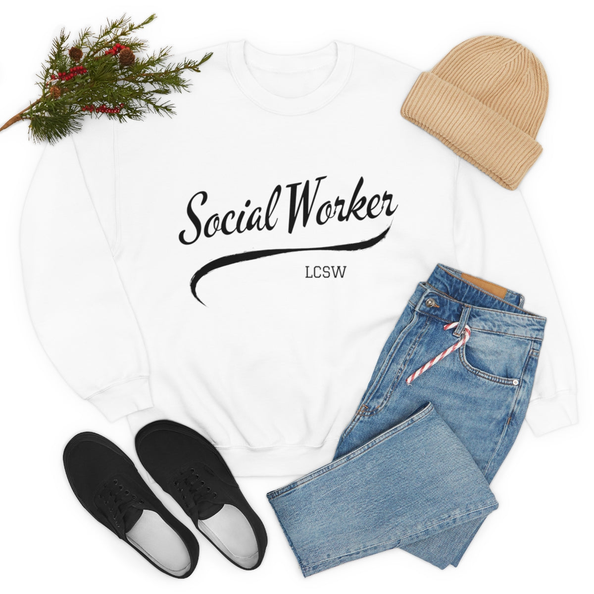 Social Worker LCSW Crewneck