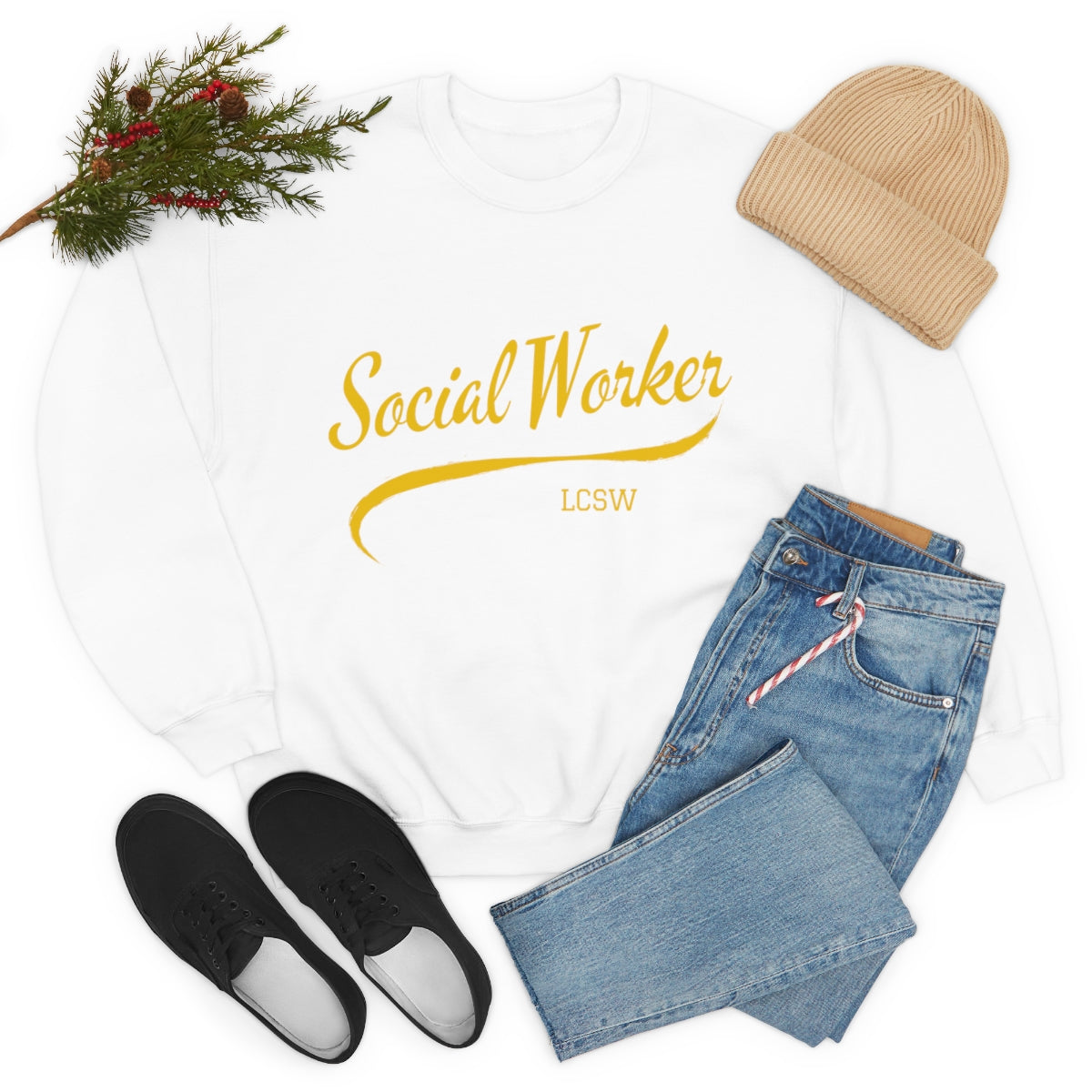 Social Worker LCSW Crewneck